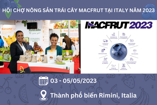 Hội chợ nông sản Macfrut tại Italia năm 2023
