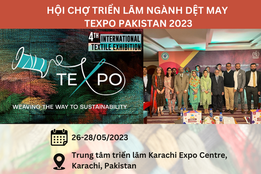 Hội chợ triển lãm ngành Dệt may - Texpo Pakistan 2023