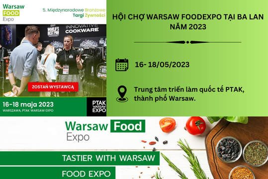 Hội chợ Warsaw FoodExpo năm 2023 tại Ba Lan