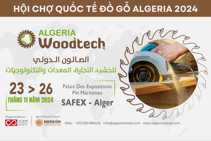 Hội chợ quốc tế đồ gỗ Algeria 2024